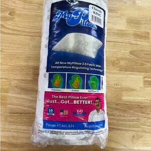 MyPillow Premium Bed Pillow Classic King Sealed Washable & Dryable